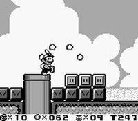 une photo d'Ã©cran de Super Mario Land 2 sur Nintendo Game Boy